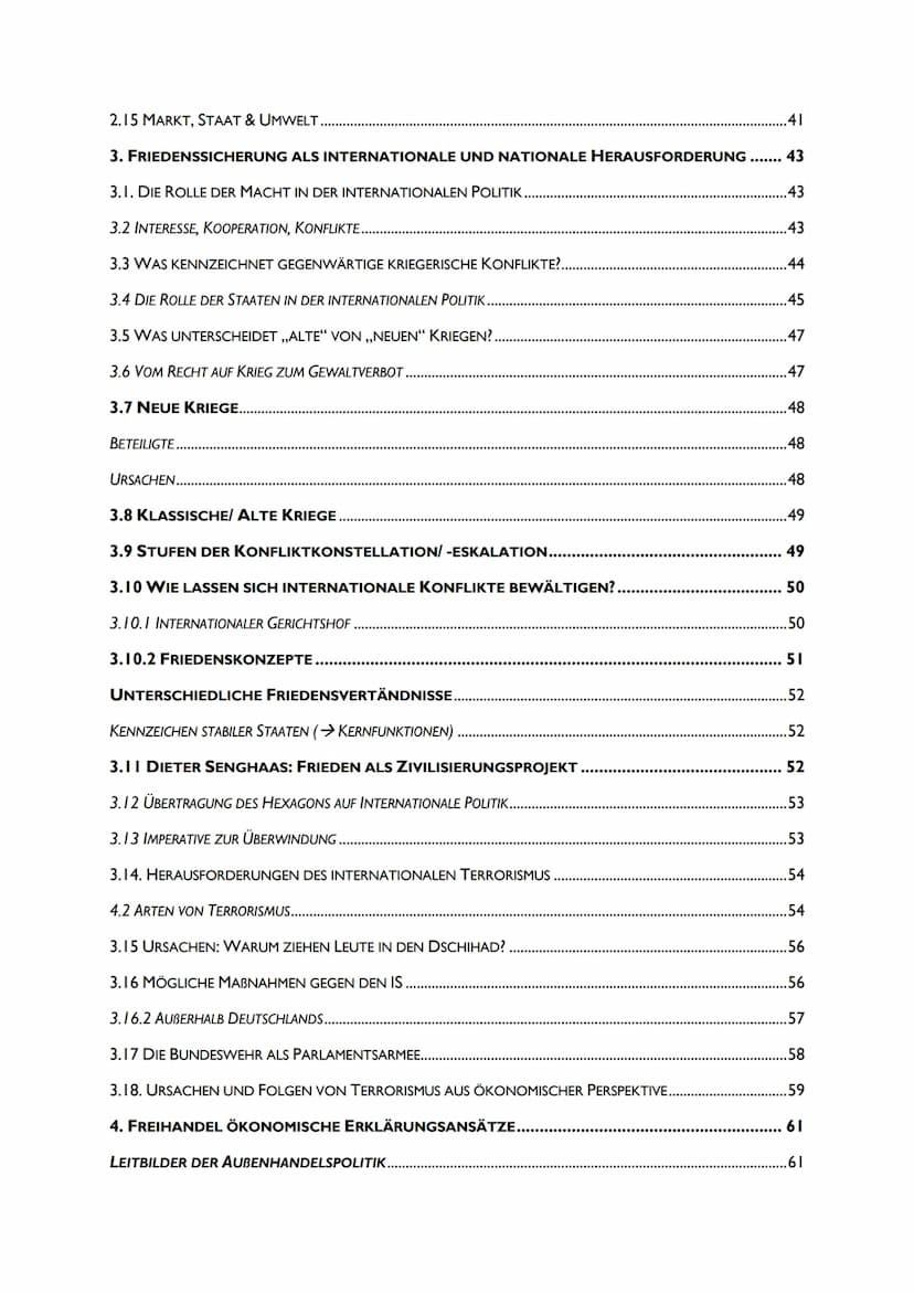 ABILERNZETTEL POLITIK
Erhöhtes Niveau
LK
ABITUR 2021
Niedersachsen INHALTSVERZEICHNIS
I. POLITISCHE PARTIZIPATION ZWISCHEN ANSPRUCH UND WIRK