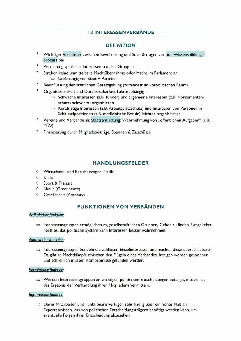 ABILERNZETTEL POLITIK
Erhöhtes Niveau
LK
ABITUR 2021
Niedersachsen INHALTSVERZEICHNIS
I. POLITISCHE PARTIZIPATION ZWISCHEN ANSPRUCH UND WIRK