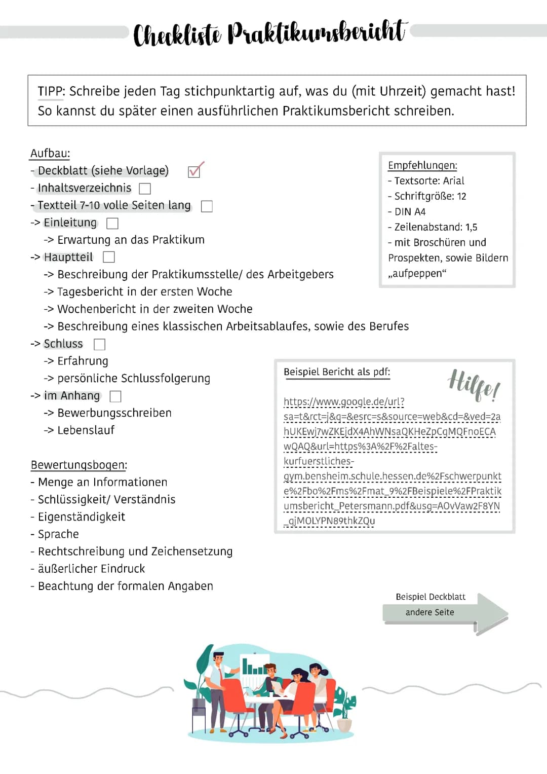 Praktikumsbericht schreiben: Vorlagen, Beispiele und Tipps