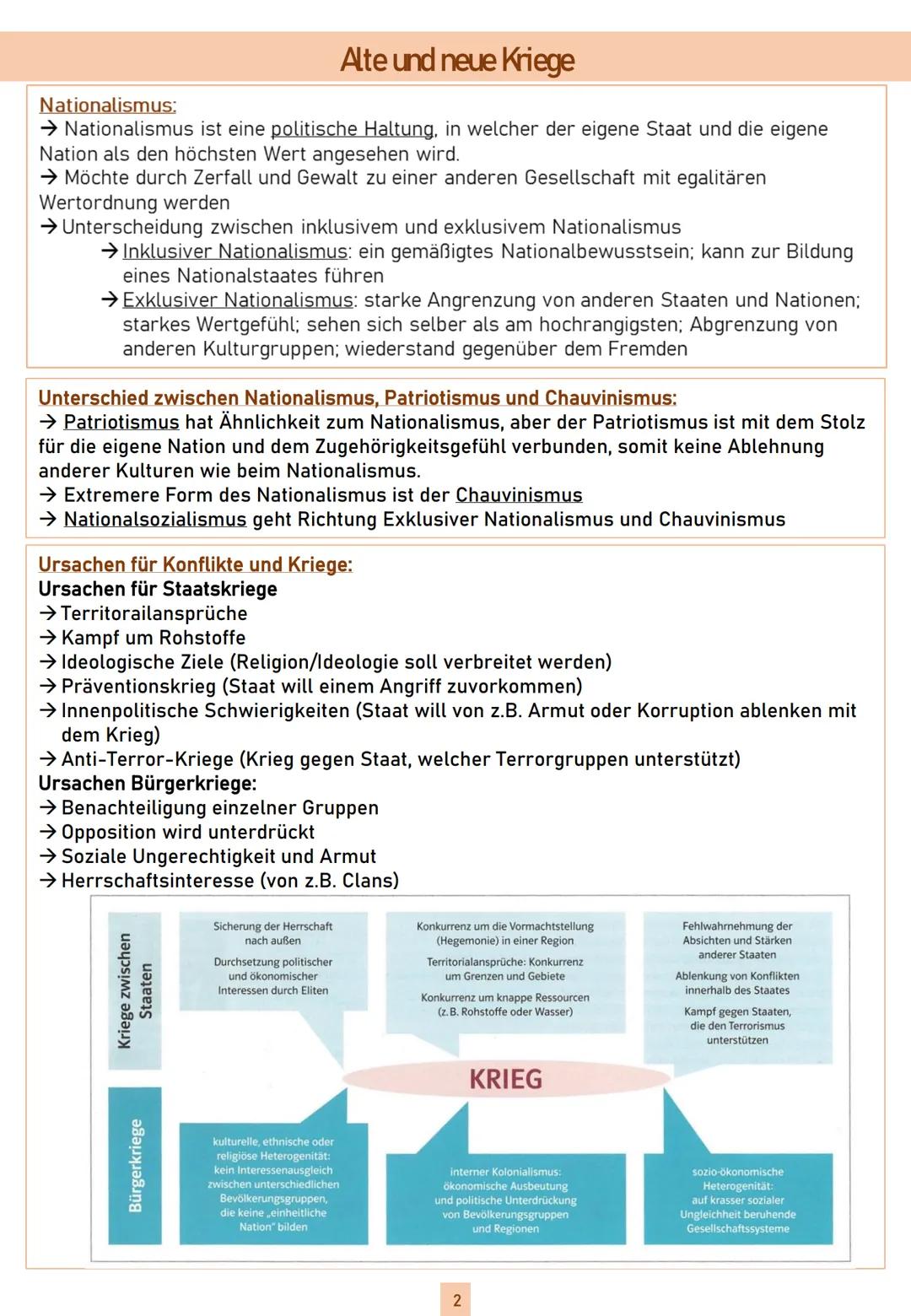 Konflikt:
→Unterschiedliche Interessen von nationaler Bedeutung treffen aufeinander
→ Latenter Konflikt: Interessengegensätze nur leicht vor