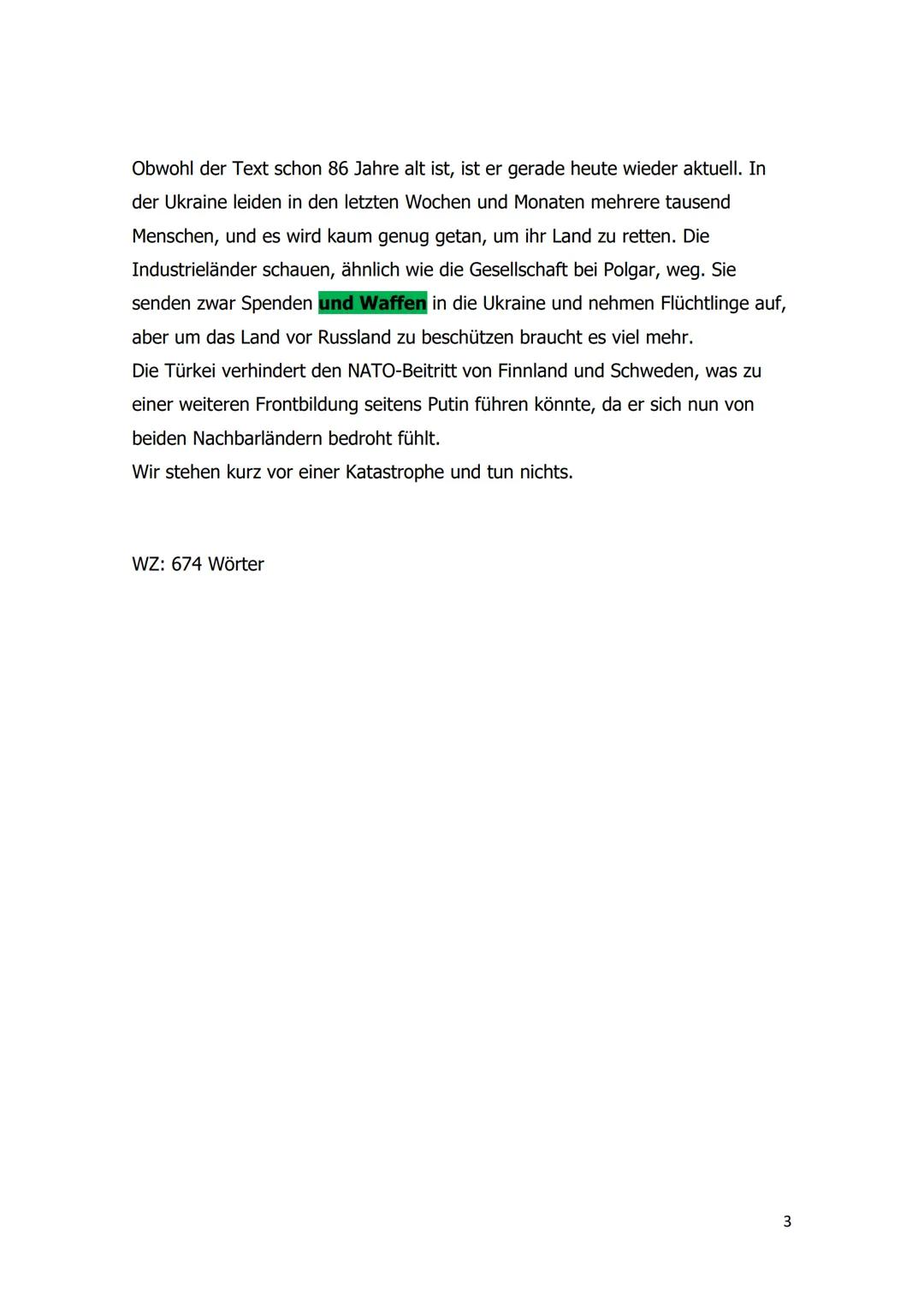 Thema 2: Textinterpretation
Alfred Polgar: Auf dem Balkon (1936)
Das Verdrängen der NS-Verbrechen ist noch immer ein stark diskutiertes
Them