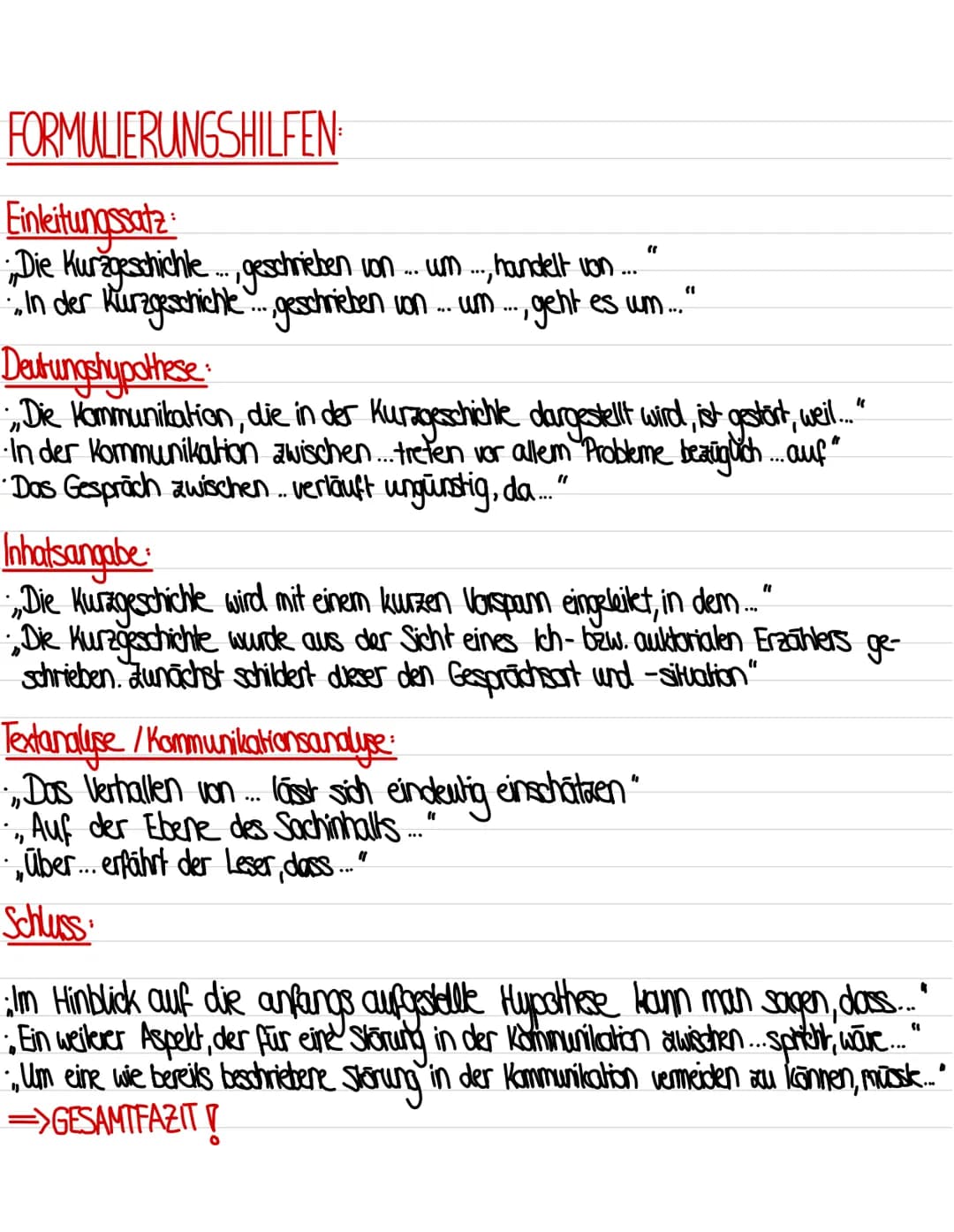 ANALYSE MIT HILFE EINES KOMMUNIKATIONSMODELLS
(nach Schulz von Thun)
Das Vier-Seiten Modell nach Friedemann Schulz von Thun:
Sender
mit vier