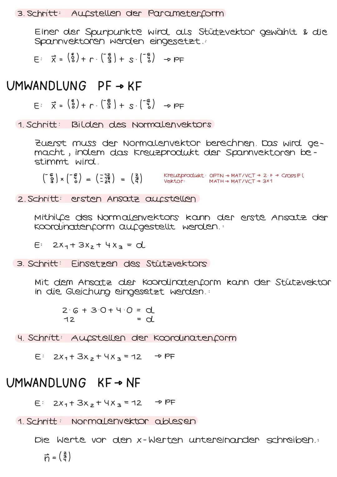 EBENEN IM KOORDINATENSYSTEM
X₁ X₂-Ebene.
Ebenen im Raum
E: X
X₂ X3 Ebene
=
X₁
Punkte in der x₁, x₂ - Ebene haben die koordinaten P(p₁1p₂10).
