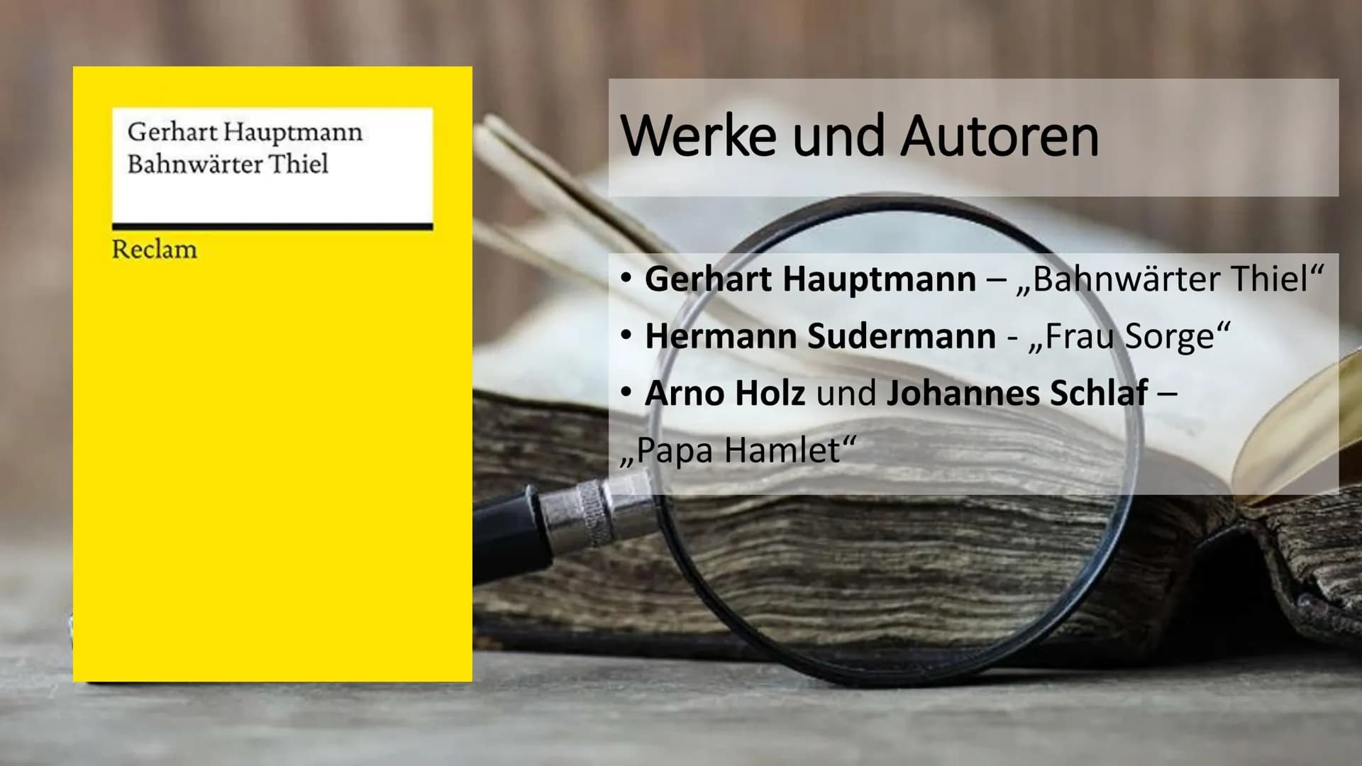 Naturalismus Epoche
Definition
lat. Natura: ,,Natur"
Zwischen 1880 und 1900
Naturalismus = detaillierte Darstellung der Wirklichkeit (Gesell