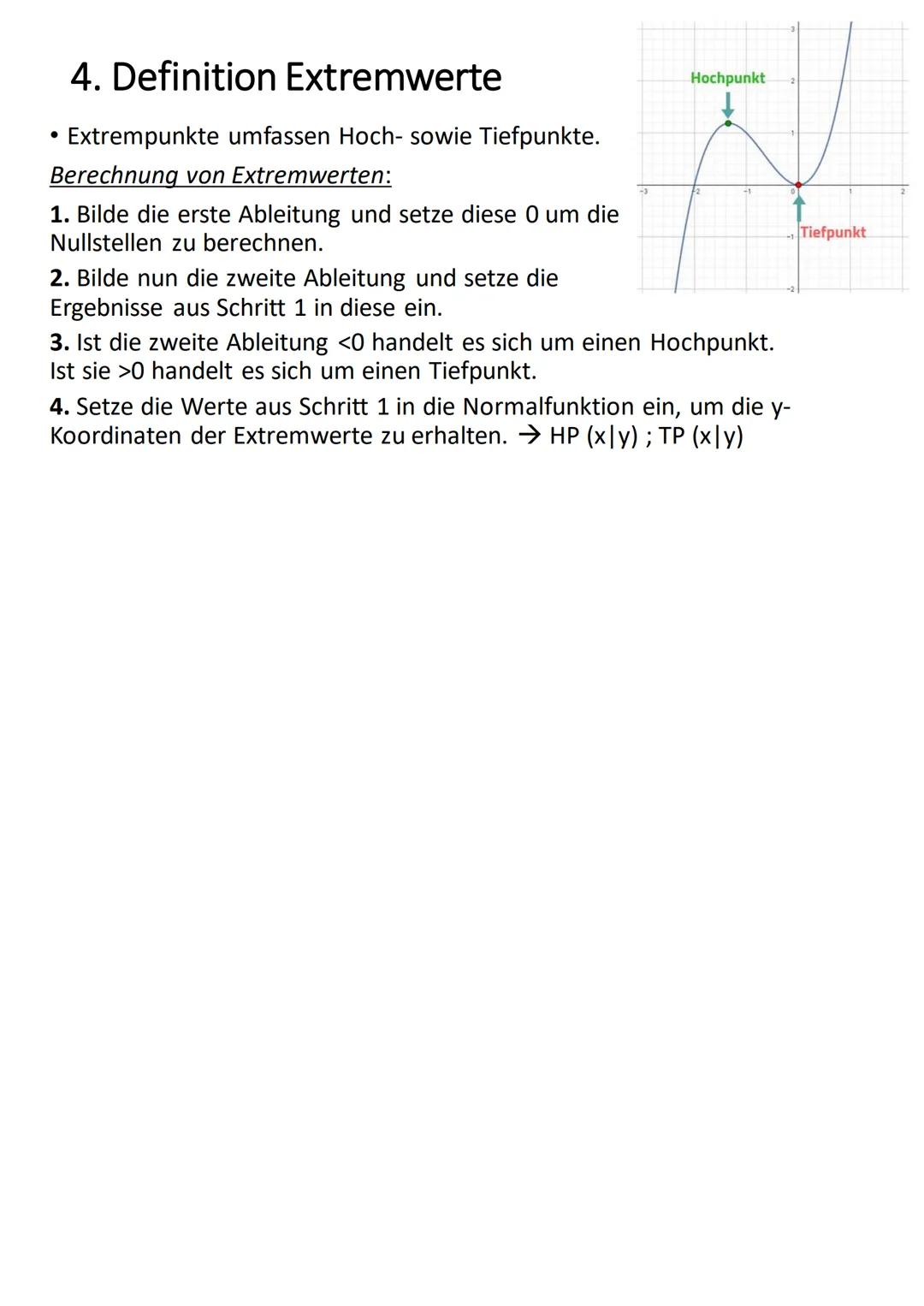 Mathe Vortrag
Kurvendiskussion
Unter Kurvendiskussion versteht man in
der Mathematik die Untersuchung des
Graphen einer Funktion auf dessen
