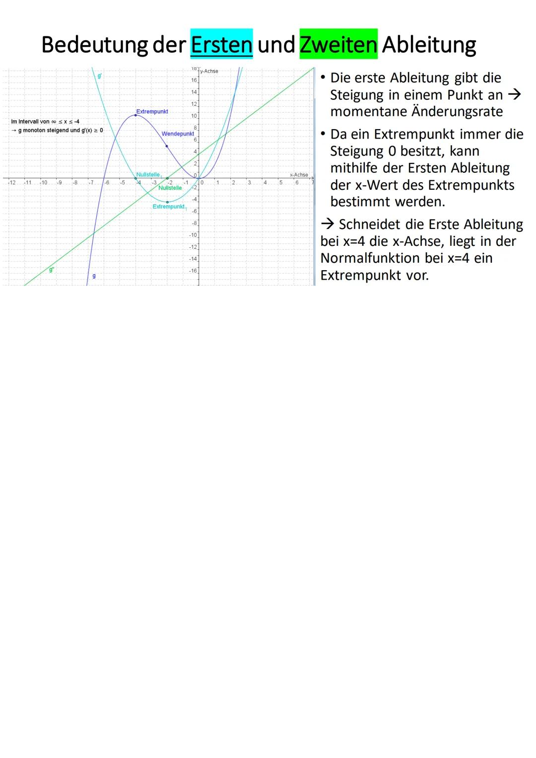 Mathe Vortrag
Kurvendiskussion
Unter Kurvendiskussion versteht man in
der Mathematik die Untersuchung des
Graphen einer Funktion auf dessen
