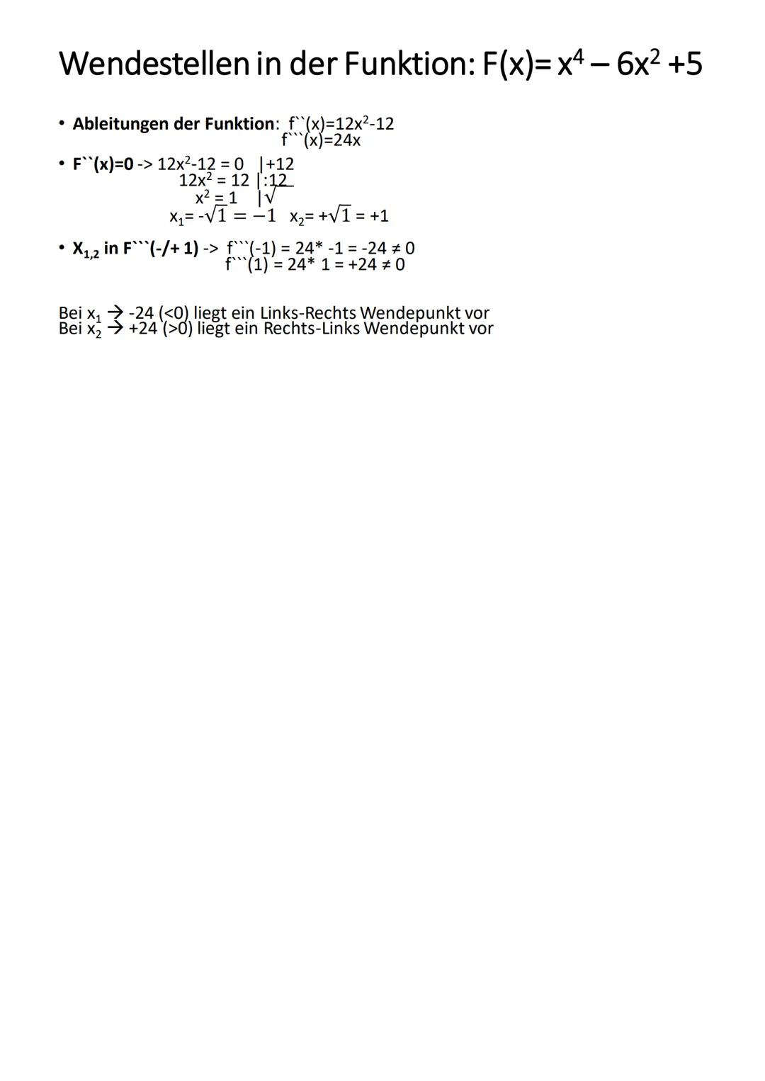 Mathe Vortrag
Kurvendiskussion
Unter Kurvendiskussion versteht man in
der Mathematik die Untersuchung des
Graphen einer Funktion auf dessen
