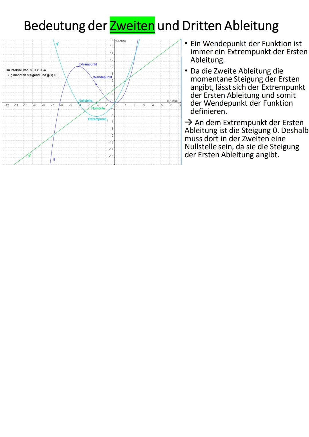 Mathe Vortrag
Kurvendiskussion
Unter Kurvendiskussion versteht man in
der Mathematik die Untersuchung des
Graphen einer Funktion auf dessen
