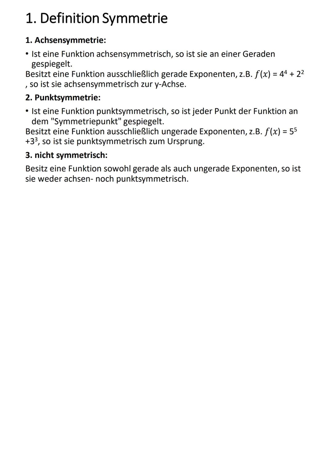 Mathe Vortrag
Kurvendiskussion
Unter Kurvendiskussion versteht man in
der Mathematik die Untersuchung des
Graphen einer Funktion auf dessen
