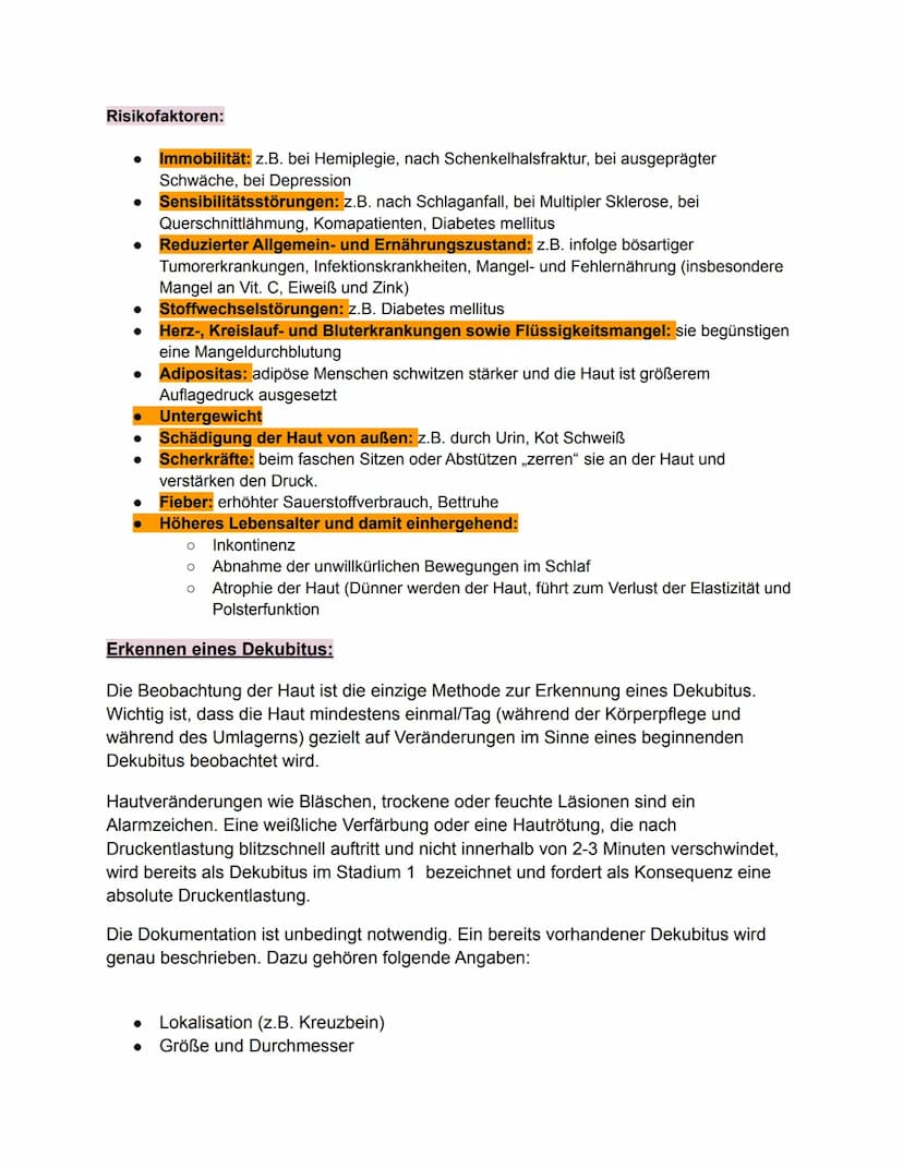 Dekubitusprophylaxe
Was ist eigentlich ein Dekubitus? Und was ist Lagern?
Ein Dekubitus ist ein Druckgeschwür der Haut und der darunter lieg