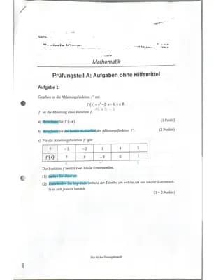 Know Mathe ZK 2023 + Lösungen 📘 thumbnail