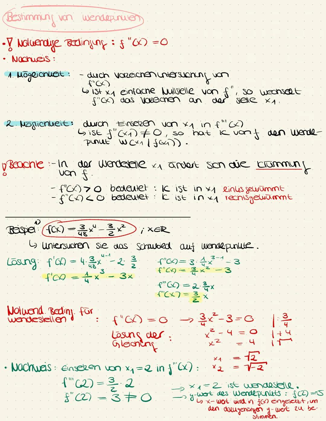 Begriffe rund um Extrempunute

Maximum

Extrem -
stelle

X
H(2,5|4)

T(3,5|3)

↑

Minimum

Extremwert

Wendestellen

Im übergang von Rechtsu