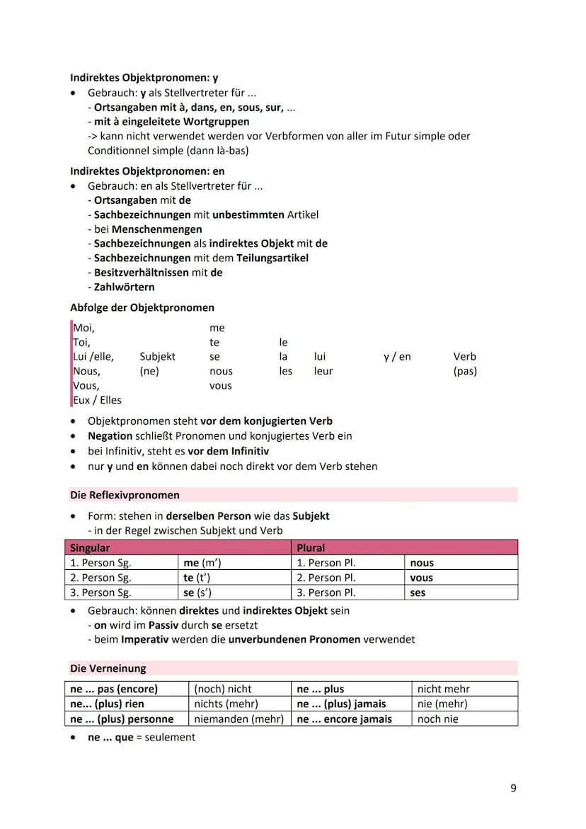 La grammaire
Begleiter
Die indefiniten Begleiter
● stehen vor dem Nomen und Verhalten sich wie Adjektive (müssen angeglichen werden)
wichtig