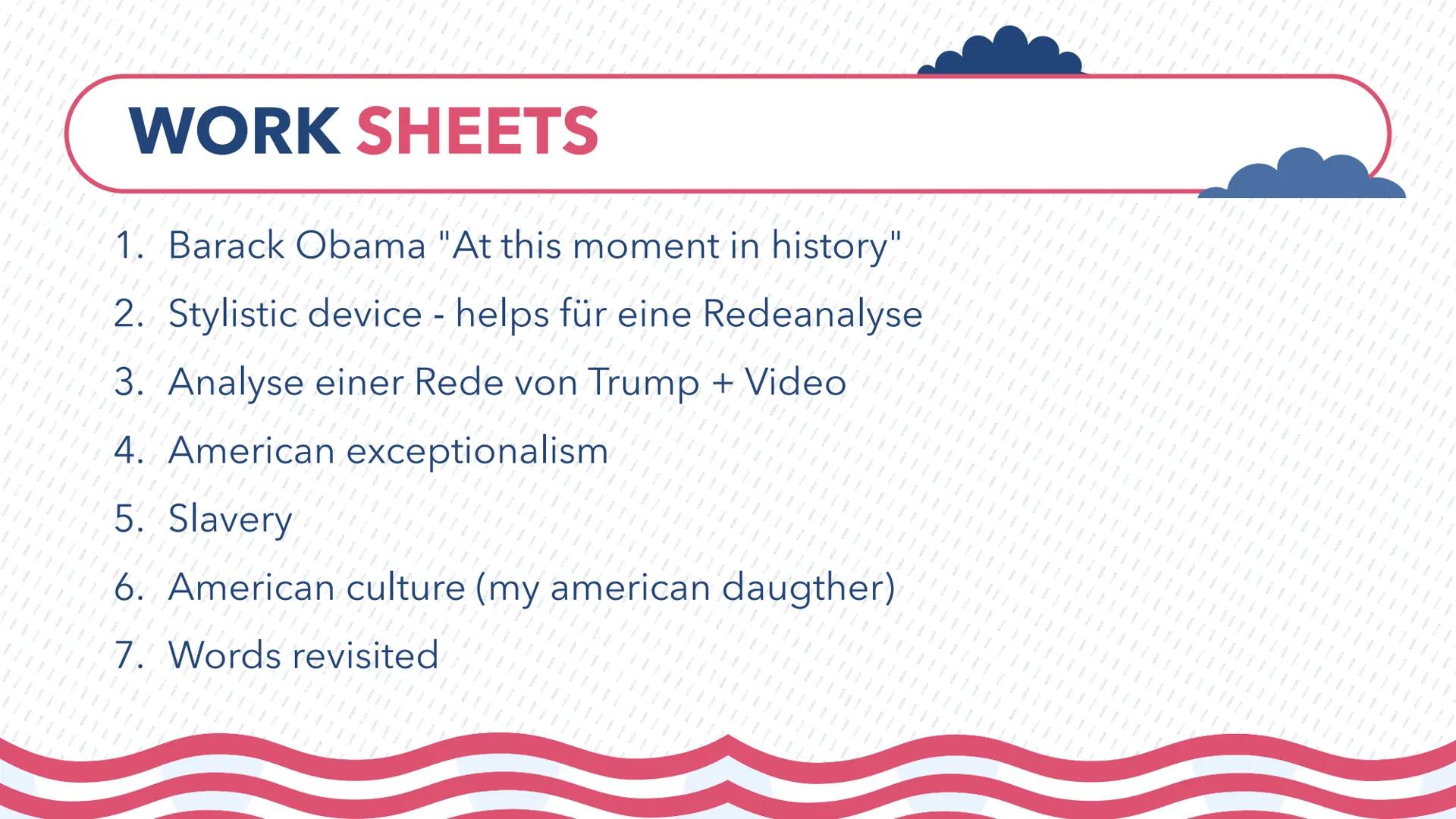 11
TEL
11
1
The American
Dream
1
1
1 TABLE OF CONTENTS
1. Flag of America
2. Location of America
3. History of America
4. What's American dr