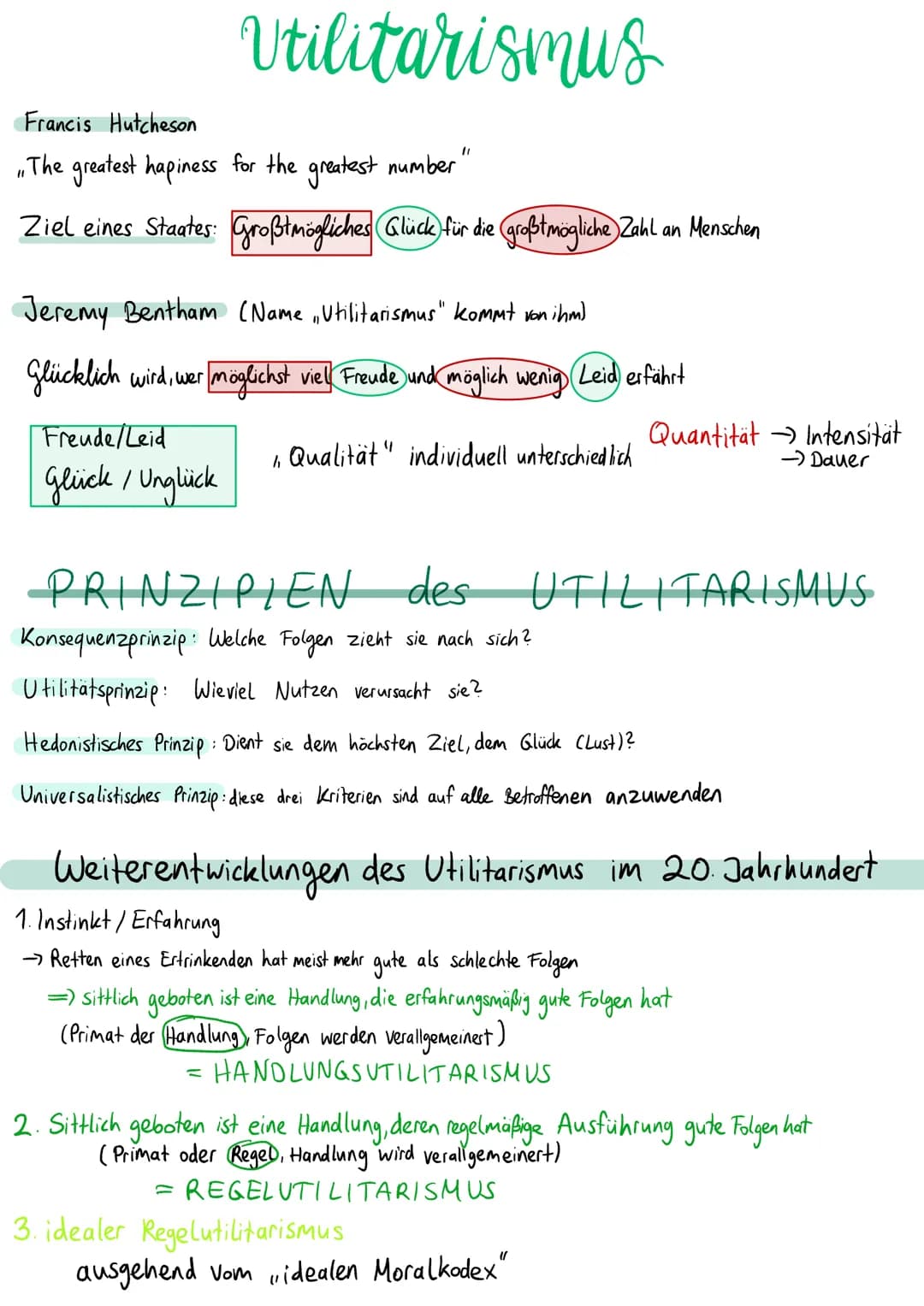 Francis Hutcheson
11
The greatest hapiness for the
Ziel eines Staates: Großtmögliches Glück für die großtmögliche Zahl an Menschen
Vtilitari