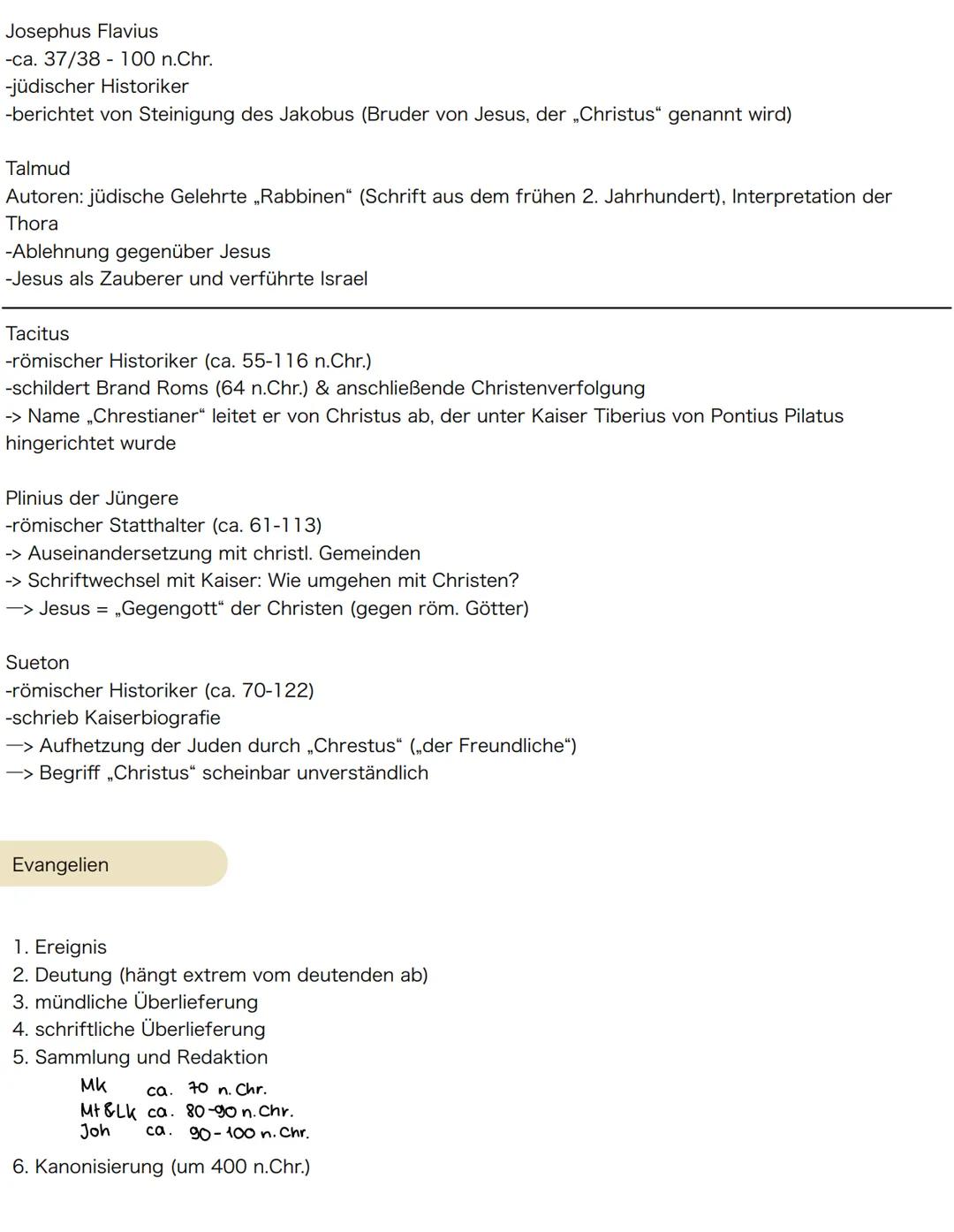 Historischer Jesus und kerygmatischer
Historischer Jesus (Jesus v. Nazareth) kerygmatischer Christus (Jesus Christus)
-historisch belegte Pe