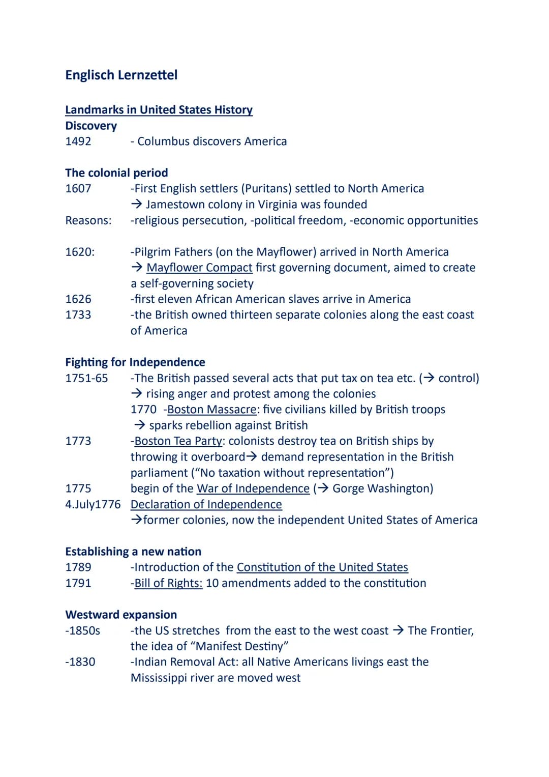 Q.1.1 American History (Landmarks, Slavery, Constitution) 