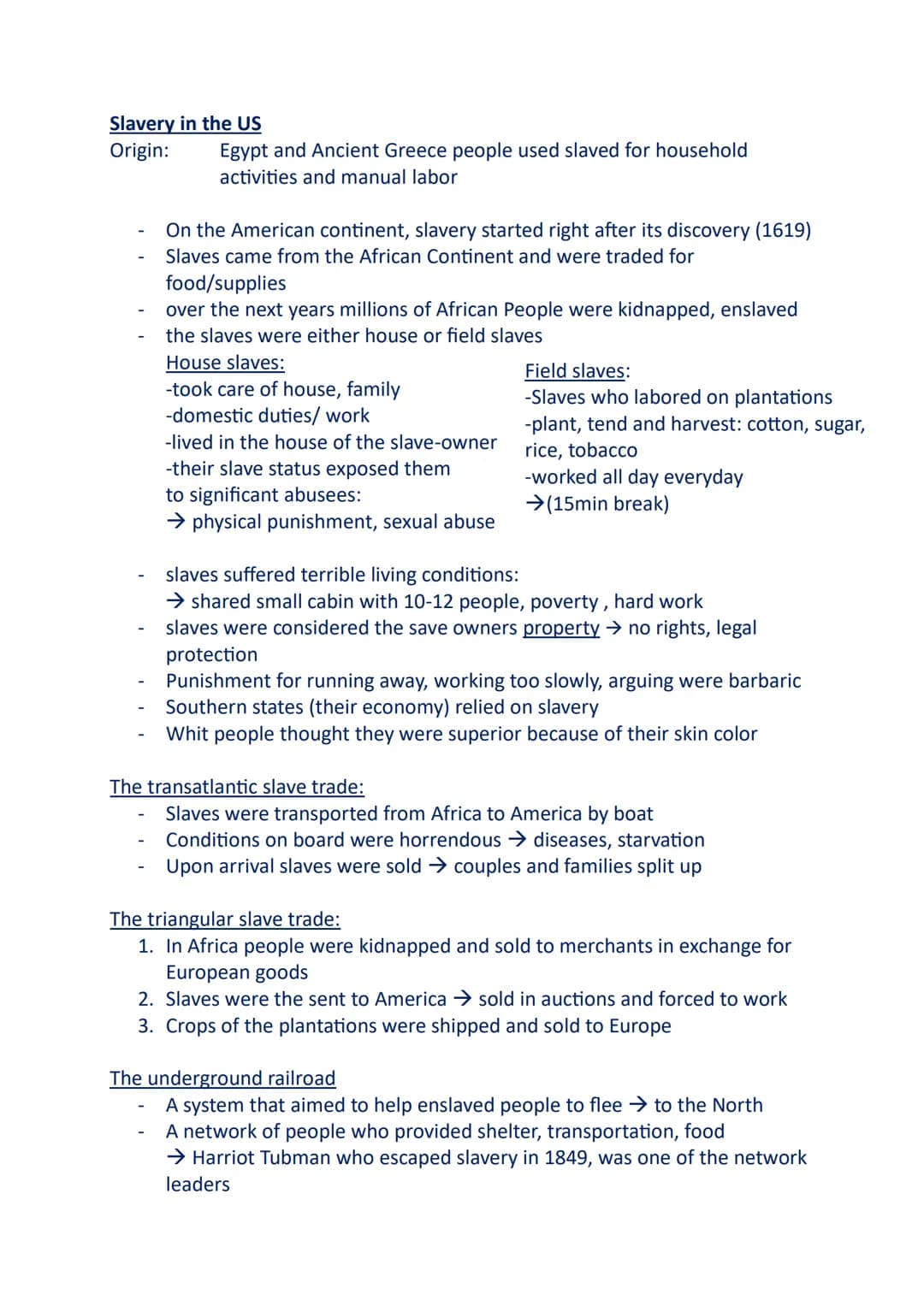 Englisch Lernzettel
Landmarks in United States History
Discovery
1492
The colonial period
1607
Reasons:
1620:
1626
1733
1773
- Columbus disc