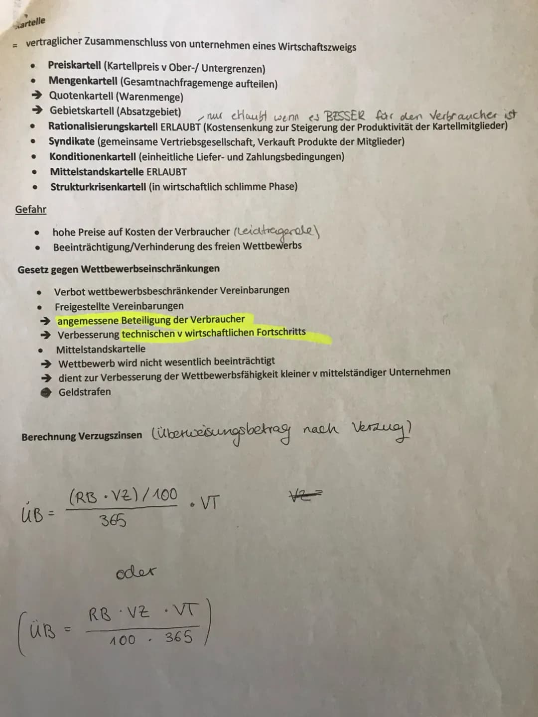 Inhalt eines Kaufvertrags § 269-271 BGB
● Preis der Ware
Rabatte: Preisnachlass der unabhängig der Zahlungsfrist gewährt wird
➜ Mengenrabatt