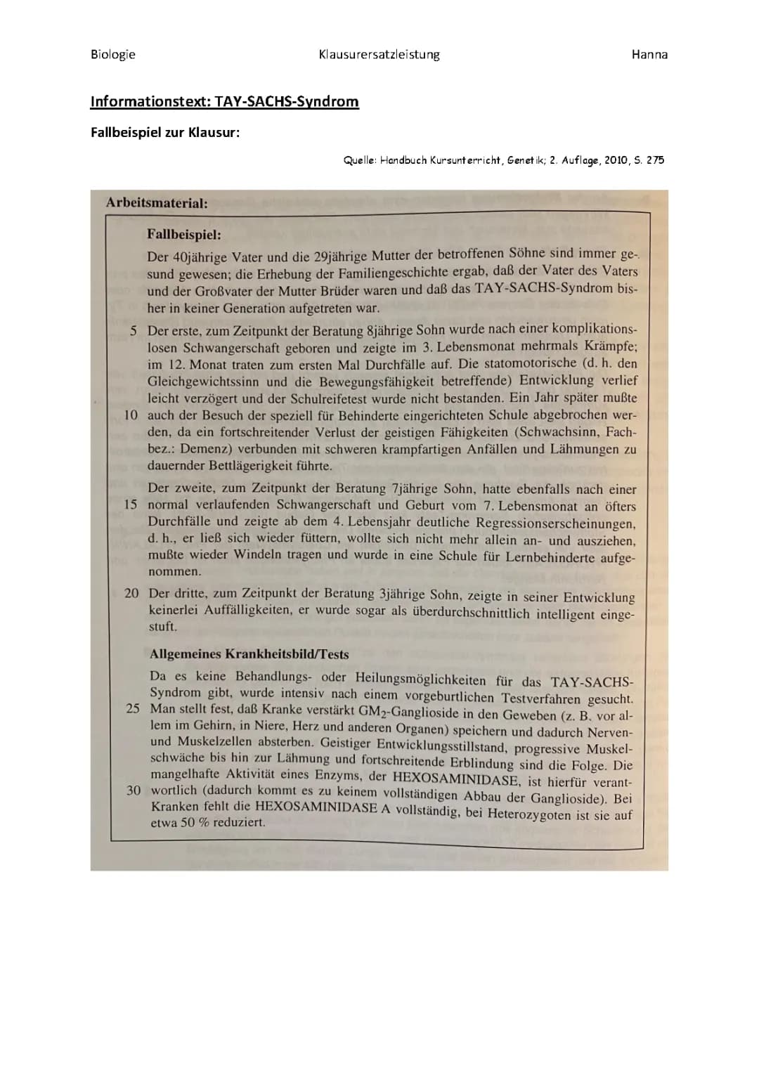 Was ist das Tay-Sachs-Syndrom? Symptome, Lebenserwartung und Erfahrungen