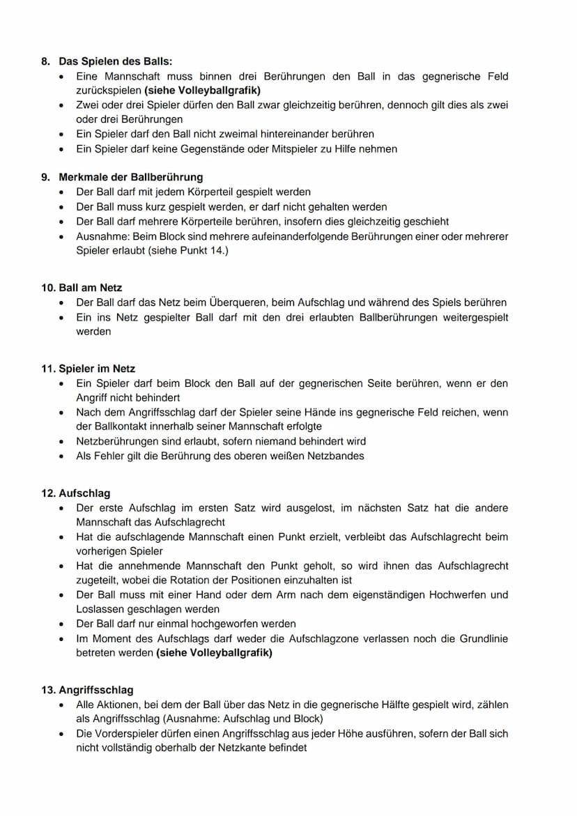 Die folgenden Seiten dienen dem Veranschaulichen der sporttheoretischen Merkmale einer
sauberen Volleyball Technik im oberen beziehungsweise