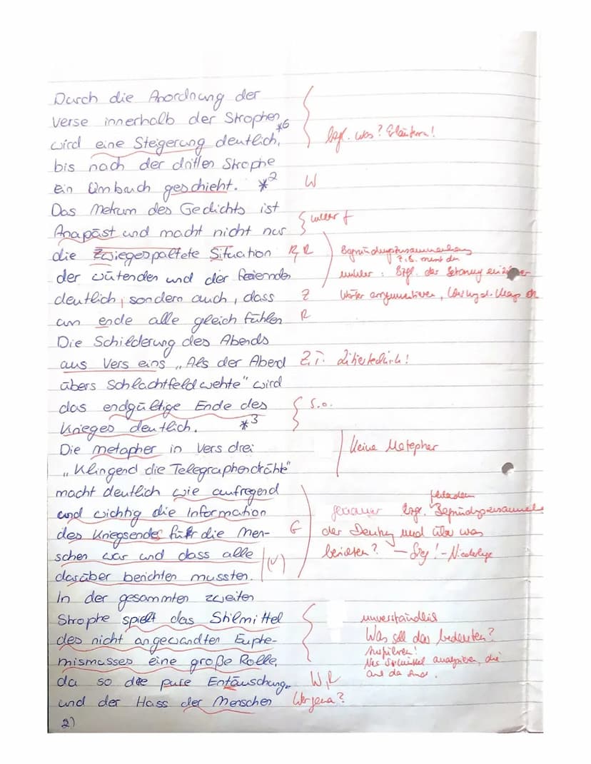 Deutschhlausur Nr. 1) 31.10.19
Das Gedicht Moderne Legende",
welches im Jahr 1914 von
Bertold Brecht geschrieben wurde,
handelt von den Reak