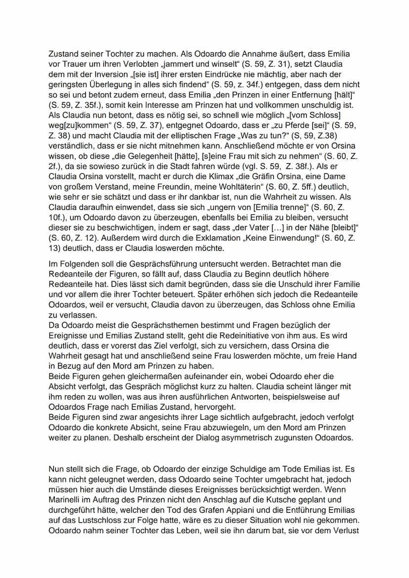 Übungsaufsatz Emilia Galotti - IV, 8
Im Laufe der Epoche der Aufklärung wendet sich das Bürgertum immer mehr vom
Adel und von dessen mit Wil