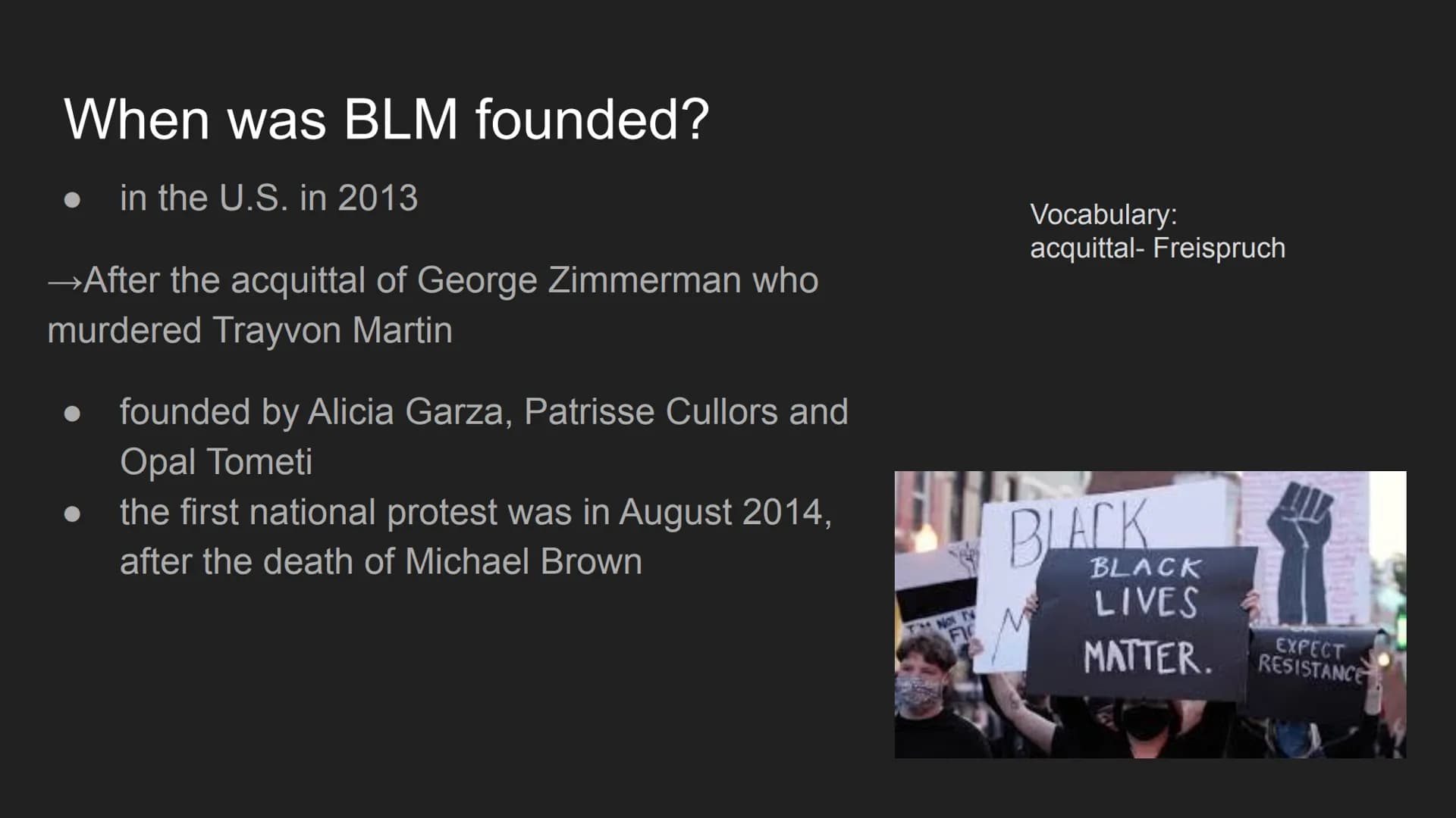 BLACK LIVES MATTER Black Lives Matter
-Black Lives Matter is an international movement against the racism against colored people
-founded in