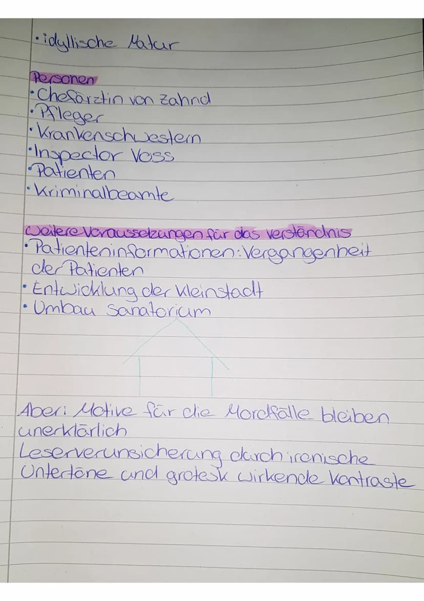 Die Exposition
...Die Physiker
In einem klassischen Drama ist die Exposition
meistens in die Handlung des ersten Aktes
integriert. Sie fährt