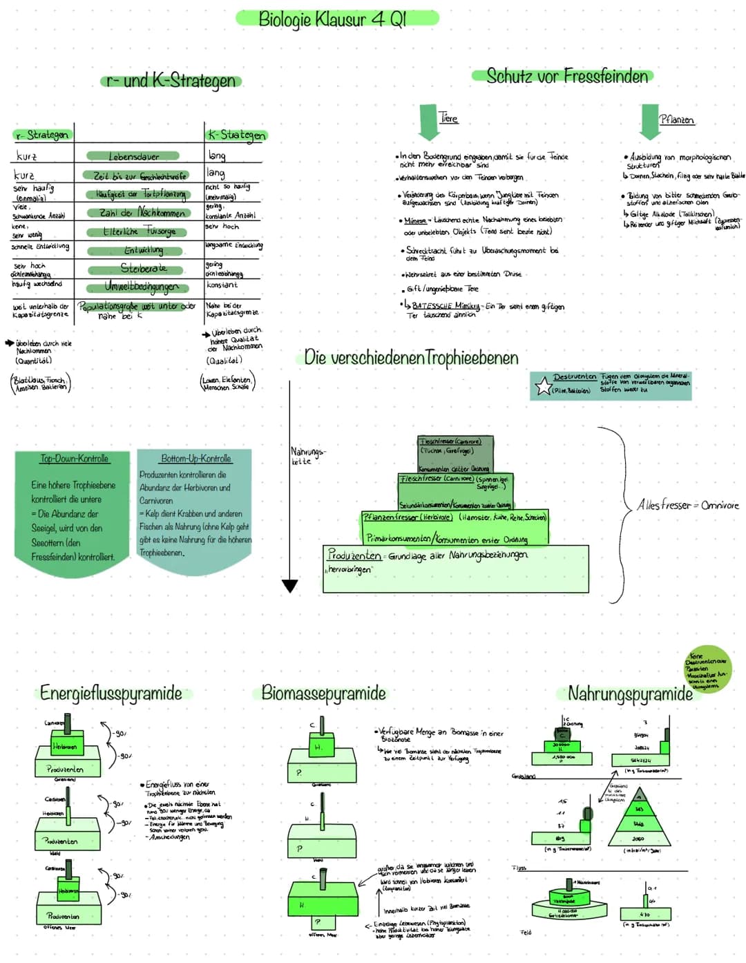 Biologie
Klausur 4
~ Okologie 1.2~ Parasitismus
Parasitismus ist das Zusammenleben von
Organismen verschiedener Arten mit
einseitigem Nutzen