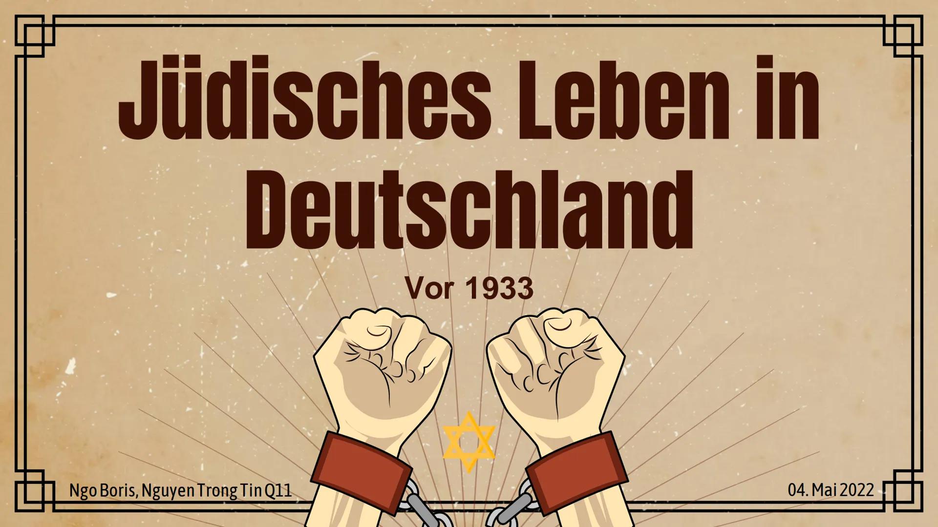  Krolus
Impant

Magnus
Auus It

Karl der Große (748-814)  Jüdisches Leben in
Deutschland
Vor 1933
Ngo Boris, Nguyen Trong Tin Q11
04. Mai 20