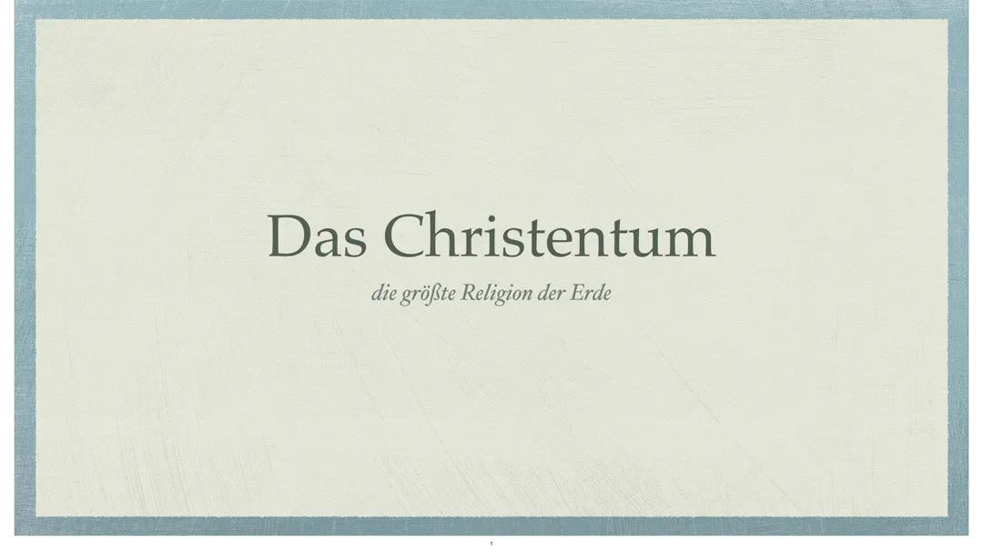 Wie das Christentum im römischen Palästina begann und was die wichtigen Feste und Symbole bedeuten