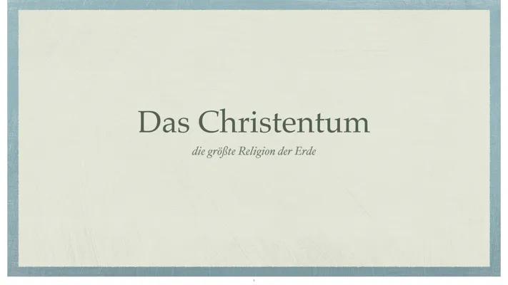 Know Das Christentum  thumbnail