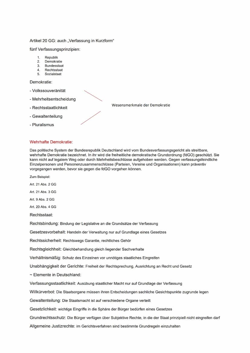 Politik & Wirtschaft
Verfassung und Verfassungswirklichkeit: Rechtsstaatlichkeit und Verfassungskonflikt
Grundrechte & Rechtsstaatlichkeit i