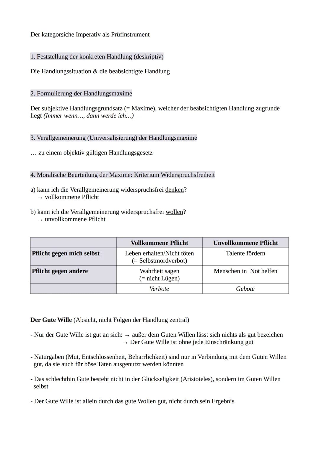 Kriterien für Freiheit
Drei Bedingungen für freies und verantwortungsvolles Handeln:
1. Der Akteur kontrolliert das Geschehen
(Kontrollverlu