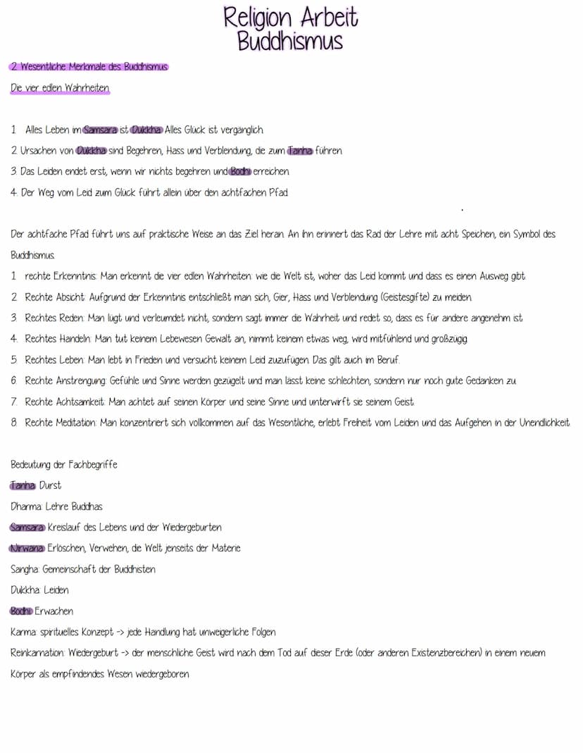 1 Entstehungsgeschichte des Buddhismus erläutern
Biographie des historischen Buddhas/ Gründer des Buddhismus
Siddharta Gautama
lebte 563483 