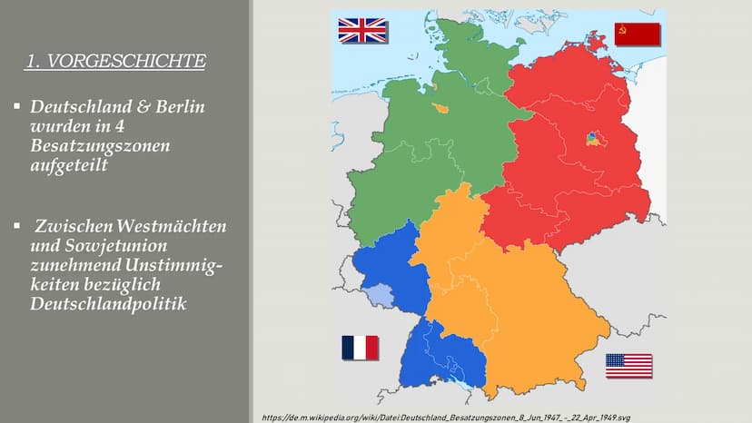 MARTINI
Coca-Cola
BAU DER BERLINER MAUER -
eine Maßnahme gegen Flucht oder eine Menschensperre?
10.01.2022 Gliederung
01
Vorgeschichte
02 De