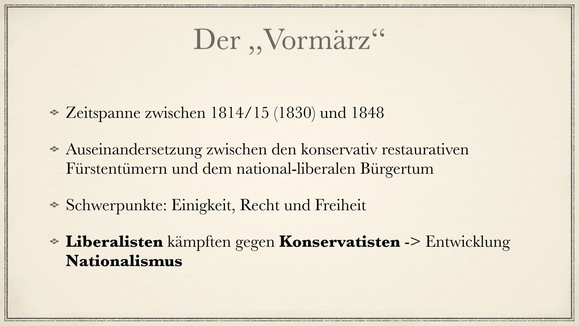 1814/15
Wiener Kongress
Entscheidung über politisches und ländliches Aussehen Europas
- Konferenz bevollmächtigter Vertreter aus etwa 200 St