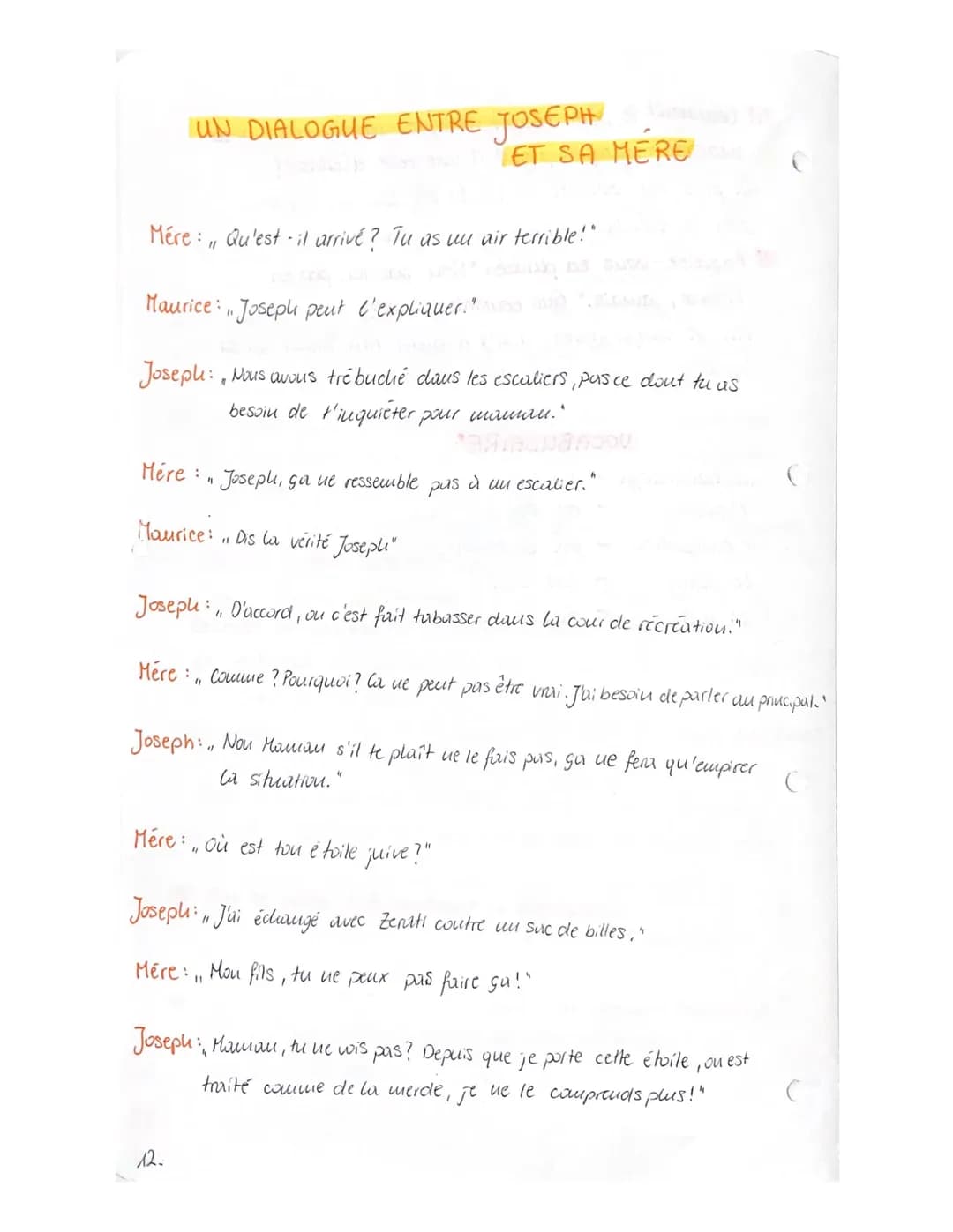 Joseph
JOFFO
Un sac de billes
(Juif) TABLE DES MATIÈRES:
UNE HISTOIRE MES ATTENTS DU LIVRE
CHAPITRE 1: L'enfance
CHAPITRE 2: L'étoile
DESSIN