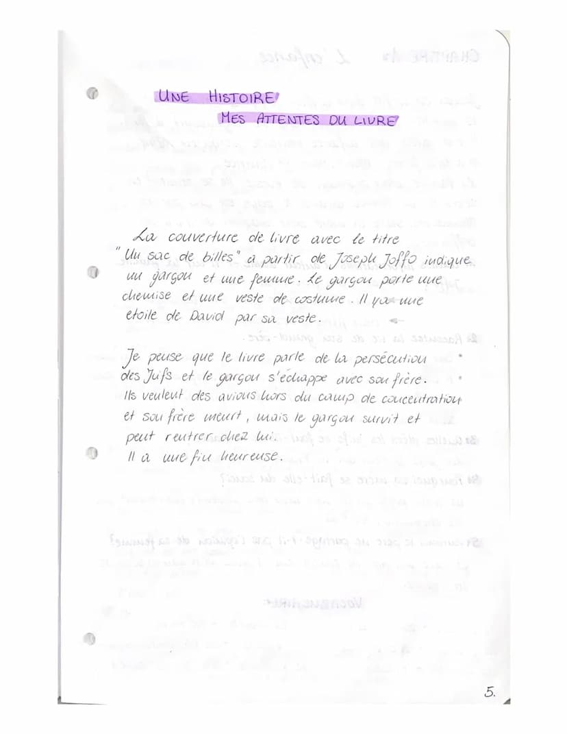Joseph
JOFFO
Un sac de billes
(Juif) TABLE DES MATIÈRES:
UNE HISTOIRE MES ATTENTS DU LIVRE
CHAPITRE 1: L'enfance
CHAPITRE 2: L'étoile
DESSIN