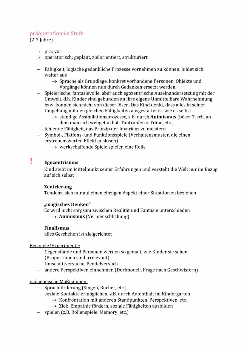 Jean Piaget-
Die kognitive Entwicklung des Kindes
Grundlegend ist der enge Zusammenhang von Handeln und Denken.
→ Das Kind handelt, dadurch 