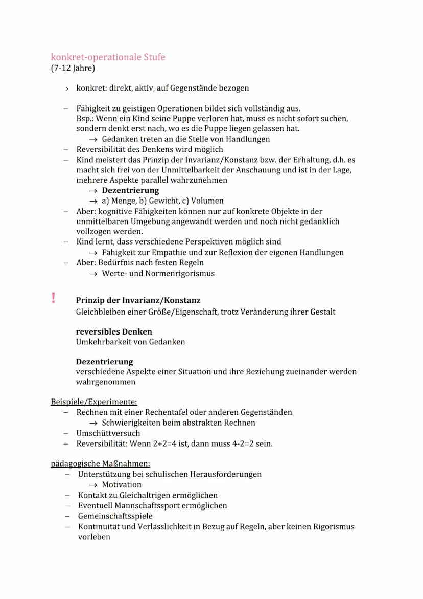 Jean Piaget-
Die kognitive Entwicklung des Kindes
Grundlegend ist der enge Zusammenhang von Handeln und Denken.
→ Das Kind handelt, dadurch 