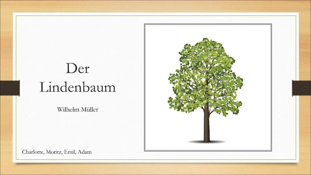 Der Lindenbaum Deutsch LK