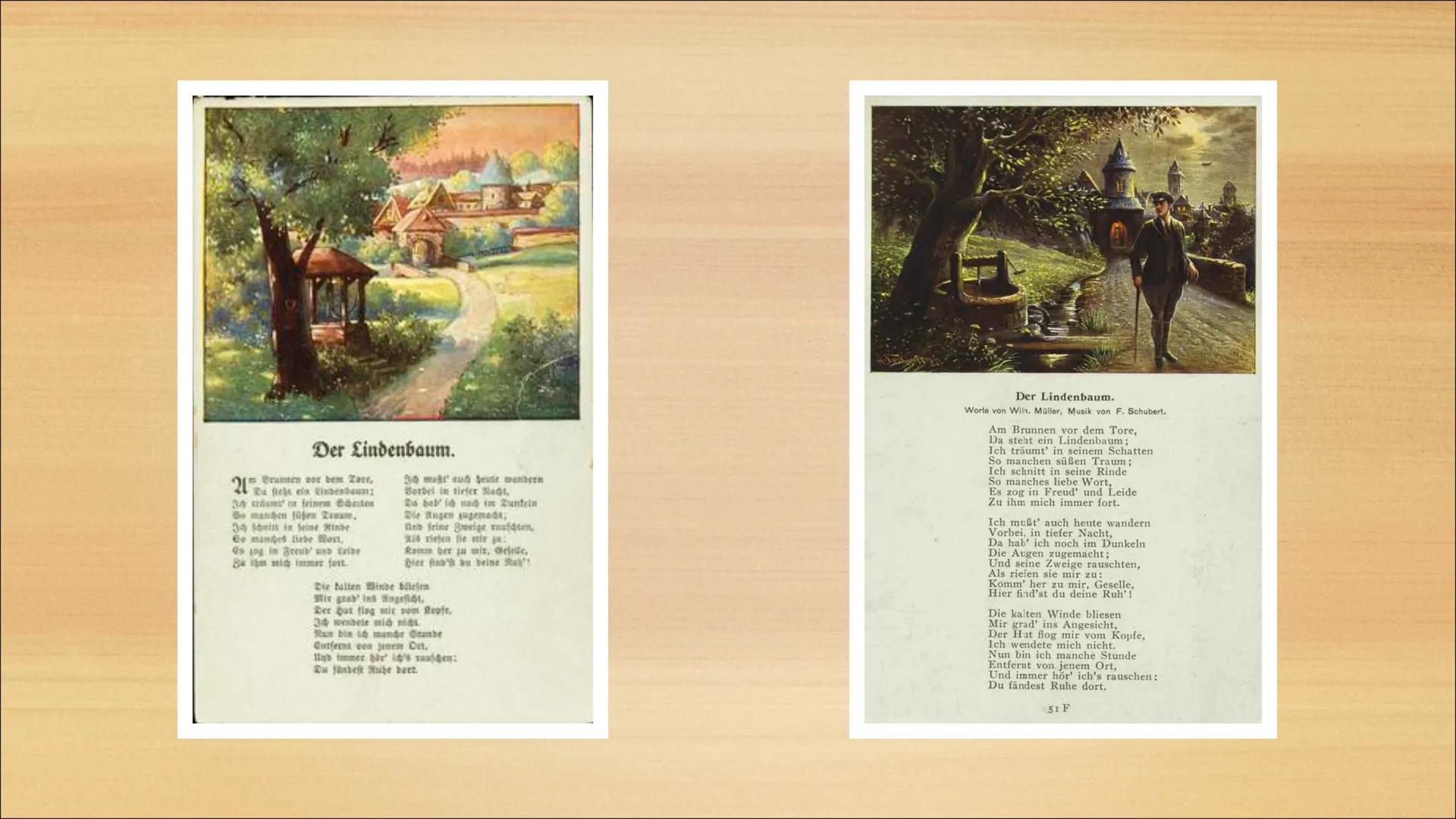 Der
Lindenbaum
Wilhelm Müller
Charlotte, Moritz, Emil, Adam ●
Gedicht
Inhalt
●
Interpretation
Biografie Wilhelm Müller
• Gedichtform und Sti