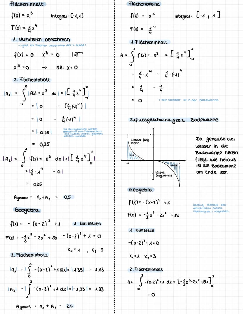 Stammfunktion
f(x) = ax
4/5
Beispiel:
f(x) =
Integral-
->
n
fal=-x+6
bis 3
INTEGRALRECHNUNG
Da die Konstante (zanie onne variable)
durch das