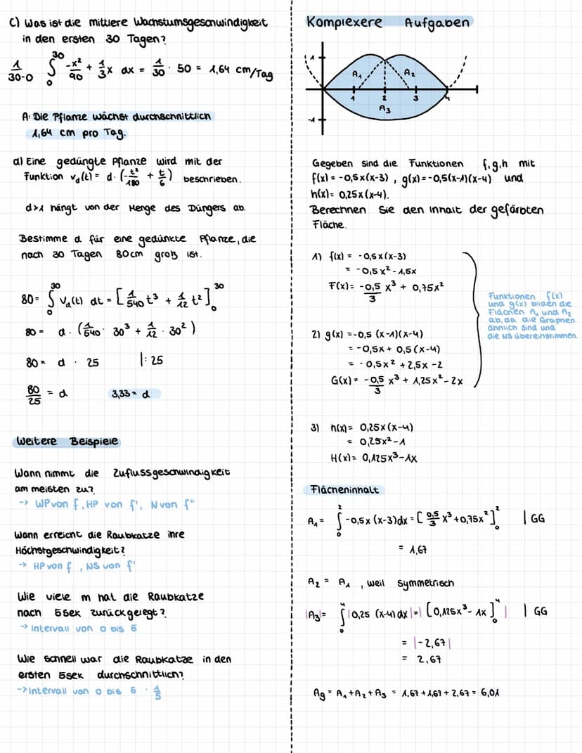 Stammfunktion
f(x) = ax
4/5
Beispiel:
f(x) =
Integral-
->
n
fal=-x+6
bis 3
INTEGRALRECHNUNG
Da die Konstante (zanie onne variable)
durch das