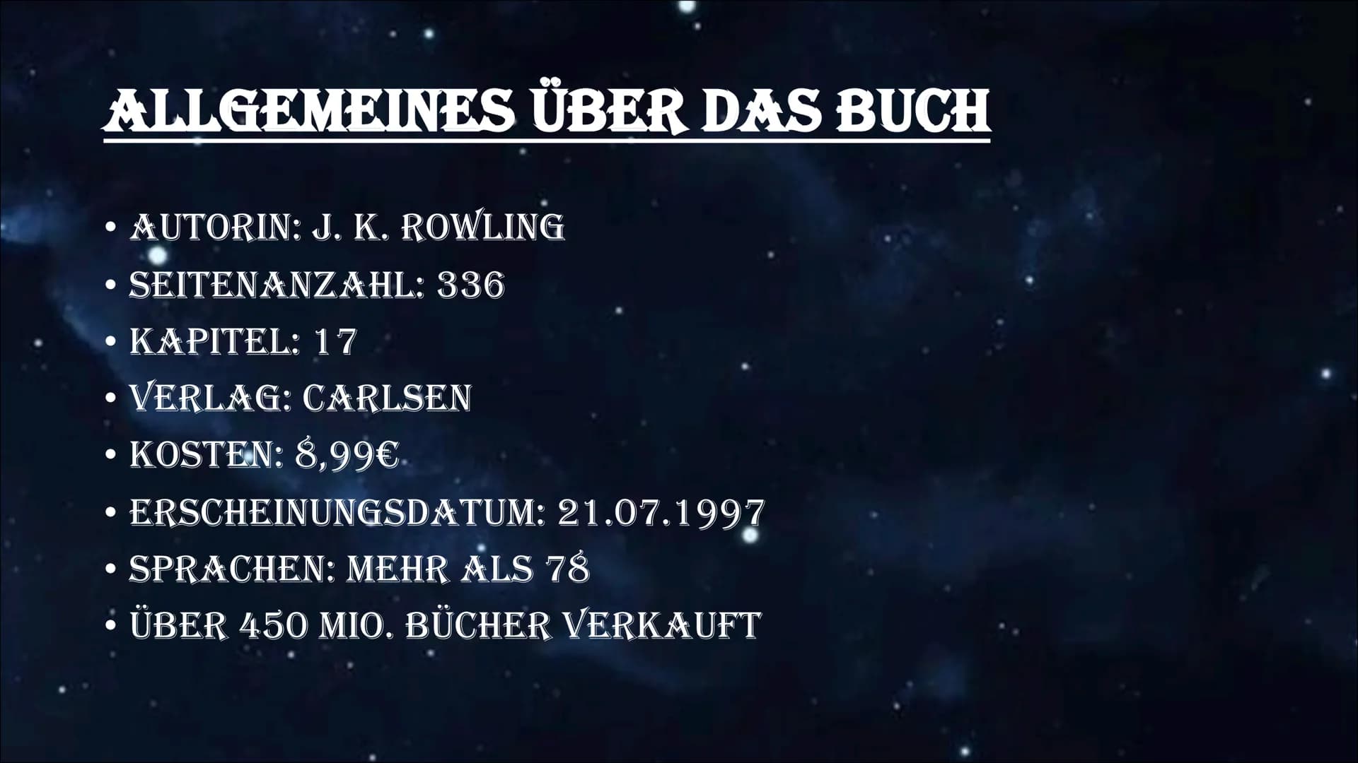 ALOHOMORA J.K. Rowli
Harry Pott
und der Stein der Weisen
CARLSEN
P. D
11.01.2021
HARRY POTTER
UND DER STEIN DER
WEISEN
VON J.K. ROWLING GLIE