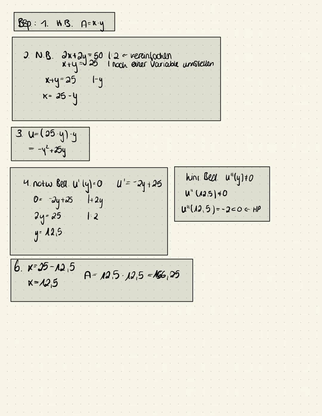 1. noth Bed
f'(x)=0
Mathe mausur themen
- Integrairedinung
-Extremwertprobleme
-Hoch- und Tiefpunute berechnen.
1. Hoch- und Tiefpunkte bere