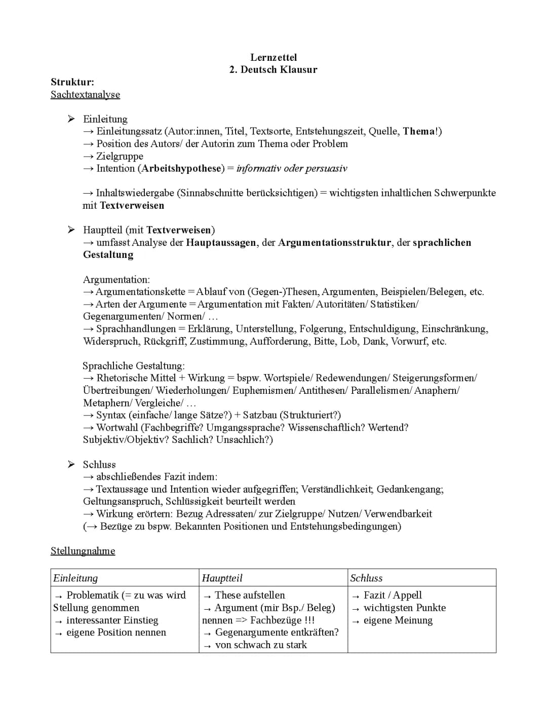 Sachtextanalyse - Sprachwandel 