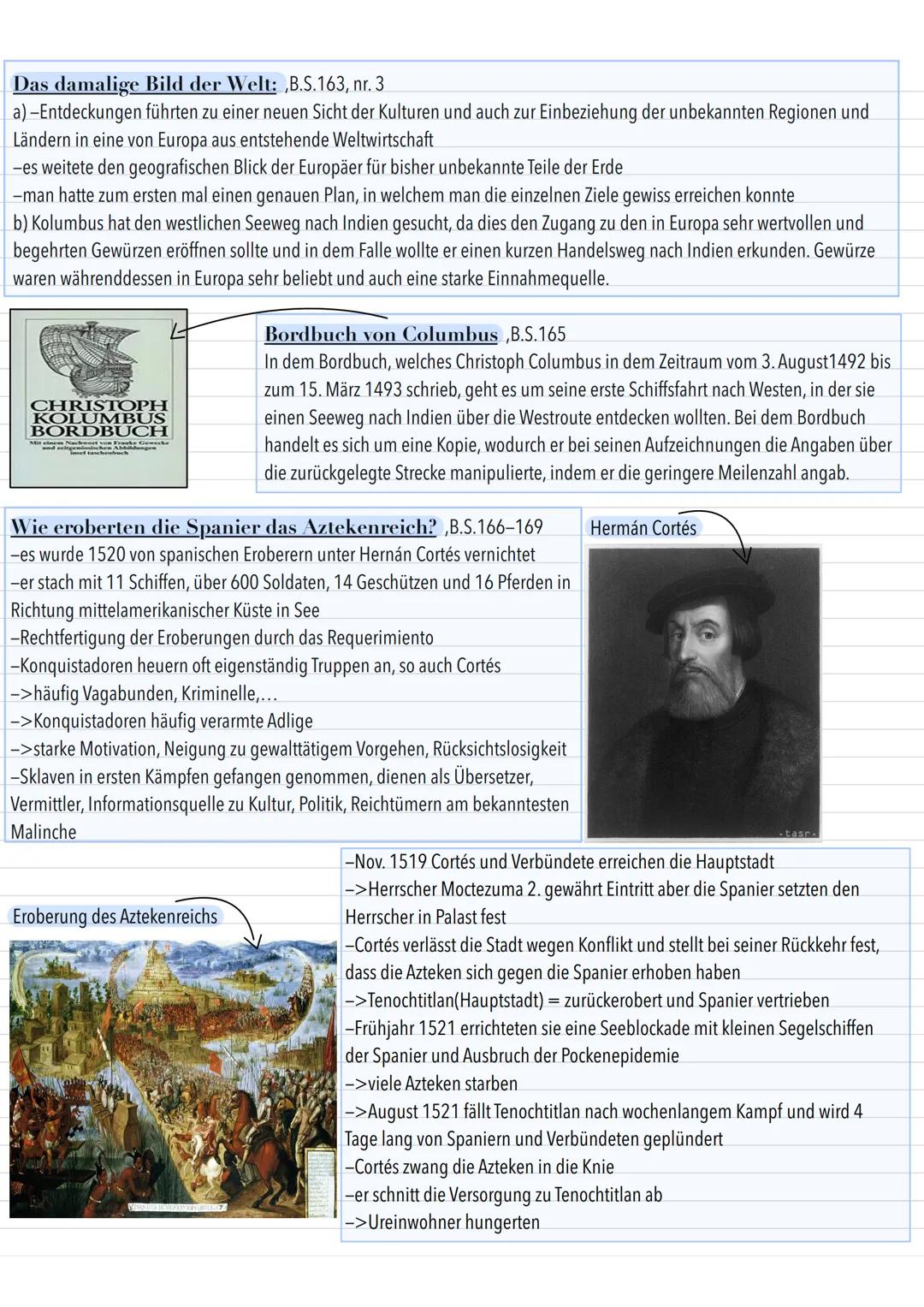 # Das damalige Bild der Welt: B.S.163, nr. 3

a) -Entdeckungen führten zu einer neuen Sicht der Kulturen und auch zur Einbeziehung der unbek